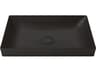 TOTO Kiwami Matte Black Rectangular 23" Vessel Bathroom Sink