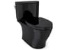 TOTO Nexus 2-Piece Elongated Universal Height Ebony Toilet with SS124 SoftClose Seat, Washlet+ Ready