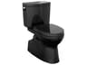 TOTO Vespin-II 1G 2-Piece Elongated Universal Height Ebony Toilet with SS124 SoftClose Seat, Washlet+ Ready