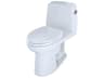 TOTO UltraMax 1-Piece Elongated ADA Cotton White Toilet with Right-Hand Trip Lever