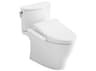 TOTO Nexus Washlet+ 1G 2-Piece Elongated Cotton White Toilet with C2 Bidet Seat