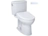 TOTO Drake-II Washlet+ 2-Piece Elongated Toilet and Washlet+ S7 Contemporary Bidet Seat