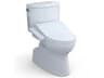 TOTO Vespin-II Washlet+ 2-Piece Elongated Cotton White Toilet and Washlet+ C2 Bidet Seat