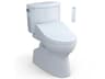 TOTO Vespin-II Washlet+ 2-Piece Elongated Cotton White Toilet and Washlet+ C5 Bidet Seat