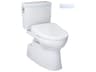 TOTO Vespin-II Washlet+ 1G 2-Piece Elongated Toilet and Washlet+ S7A Contemporary Bidet Seat