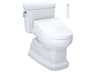 TOTO Eco Guinevere Washlet+ Elongated Universal Height Cotton White Toilet with C5 Bidet Seat