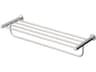 TOTO L-Series Polished Chrome Round Towel Shelf with Hanging Bar