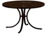 Tropitone La Stratta Aluminum Dining Collection with Umbrella Hole