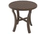 Tropitone Banchetto Slat Aluminum Round Patio Dining Table