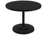 Tropitone Boulevard Aluminum Round KD Pedestal Patio Dining Table with Umbrella Hole