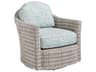 Tommy Bahama Outdoor Seabrook Aluminum Wicker Swivel Lounge Chair