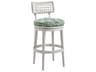 Tommy Bahama Outdoor Seabrook Aluminum Wicker Swivel Bar Side Stool