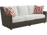Tommy Bahama Outdoor Cypress Point Ocean Terrace Wicker Short Sofa