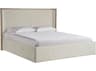 Universal Furniture Avaline Beige Oak Wood Upholstered Queen Panel Bed