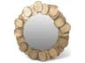 Urbia Elements Suri Round Antique Brass Wall Mirror