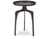 Urbia Elements Round Metal Raw Bronze End Table