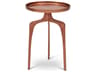 Urbia Elements Round Metal Vintage Copper End Table