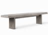 Urbia Brooks Sandblasted Grey Accent Bench