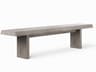Urbia Brooks Sandblasted Grey Accent Bench