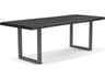 Urbia Brooks Rectangular Wood Ebonized Pewter Dining Table