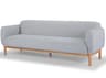 Urbia Metro Tulum Light Gray Honey Oak Upholstered Sofa