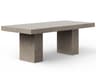 Urbia Mixx Elcor Rectangular Concrete Dark Grey Dining Table