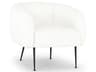 Urbia Metro White Fabric Accent Chair