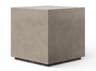 Urbia Outdoor Mixx Dark Grey Concrete Square End Table