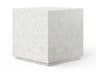 Urbia Outdoor Mixx Ivory Terrazzo Concrete Square End Table
