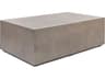 Urbia Outdoor Bloc Dark Grey Concrete Rectangular Coffee Table