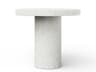 Urbia Outdoor Mixx Ivory Terrazzo Concrete Round Bar Table