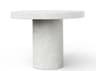 Urbia Outdoor Mixx Ivory Terrazzo Concrete Round Counter Table