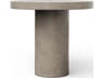 Urbia Outdoor Mixx Circa Dark Grey Concrete Round Bar Table