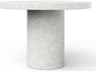 Urbia Outdoor Mixx Ivory Terrazzo Concrete Round Bar Table