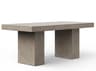 Urbia Outdoor Mixx Dark Grey Concrete Rectangular Dining Table