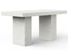 Urbia Outdoor Mixx Ivory Terrazzo Concrete Rectangular Counter Table
