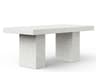 Urbia Outdoor Mixx Ivory Terrazzo Concrete Rectangular Dining Table