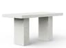 Urbia Outdoor Mixx Ivory Terrazzo Concrete Rectangular Bar Table