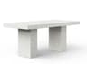 Urbia Outdoor Mixx Ivory Terrazzo Concrete Rectangular Counter Table