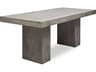 Urbia Outdoor Mixx Elcor Dark Grey Concrete Rectangular Counter Table