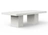 Urbia Outdoor Mixx Ivory Terrazzo Concrete Rectangular Dining Table