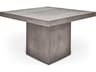 Urbia Outdoor Mixx Una Dark Grey Concrete Square Bar Table