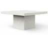Urbia Outdoor Mixx Ivory Terrazzo Concrete Square Dining Table