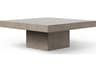 Urbia Outdoor Una Dark Grey Concrete Rectangular Coffee Table