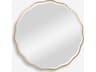 Uttermost Aneta Aged Gold Round Wall Mirror