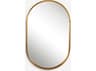 Uttermost Varina Antiqued Gold Leaf Oval Wall Mirror