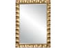 Uttermost Haya Light Antiqued Gold Leaf Rectangular Wall Mirror