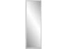 Uttermost Serna Satin White Rectangular Wall Mirror