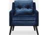 Uttermost O'Brien Microfiber Blue Accent Chair
