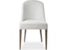 Uttermost Brie Rubberwood White Upholstered Side Dining Chair Set of 2